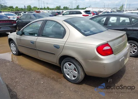 2003 Dodge Neon Se z USA, uszkodzony, nr VIN 1B3ES26C03D176915